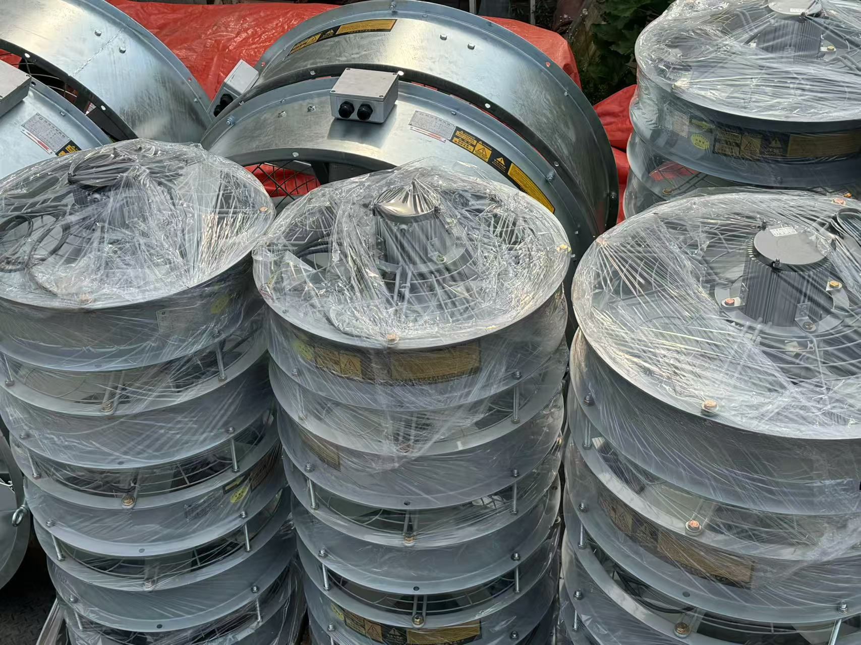 Packed cooling tower fan spare parts ready for shipment